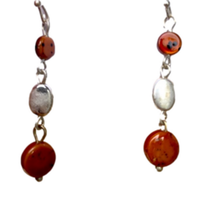 Speckled stone drop earrings Christoper & Banks Brand new